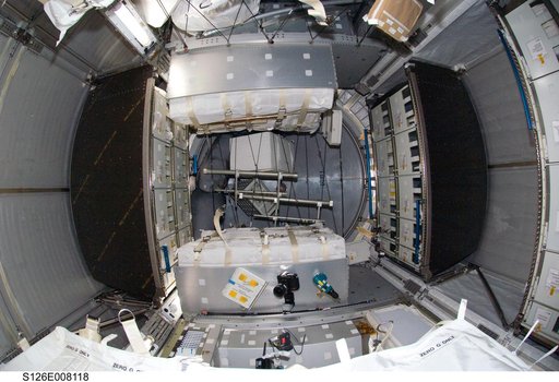 MPLM during Expedition 18 / STS-126