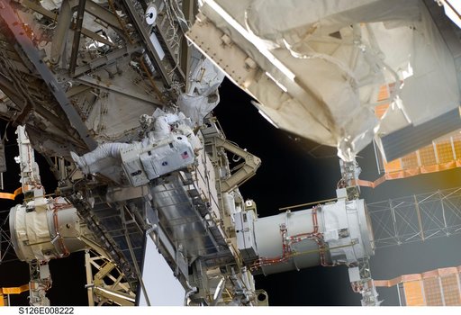 Bowen during EVA 1