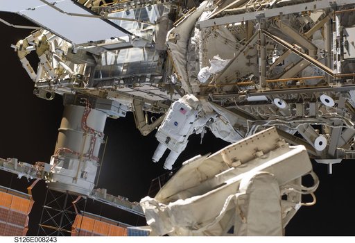 Bowen during EVA 1
