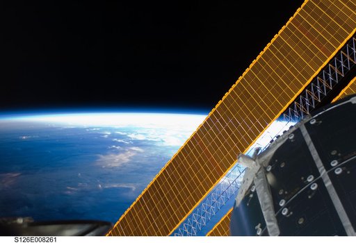 Solar Array during EVA 1