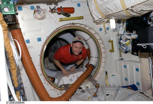 Fincke entering Endeavour