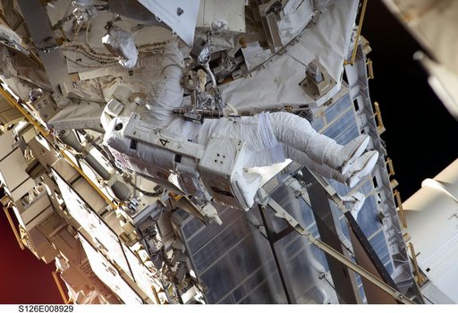 Bowen during EVA 3