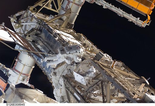 Bowen during EVA 3