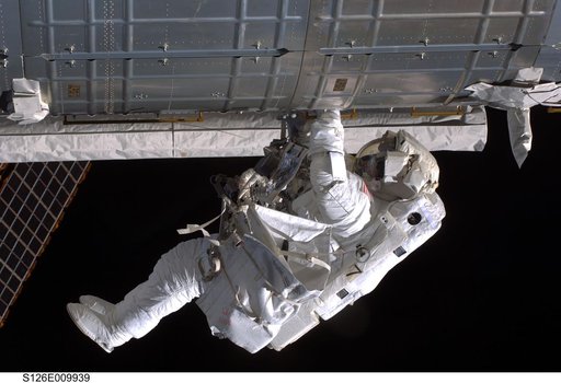 Bowen during EVA 4