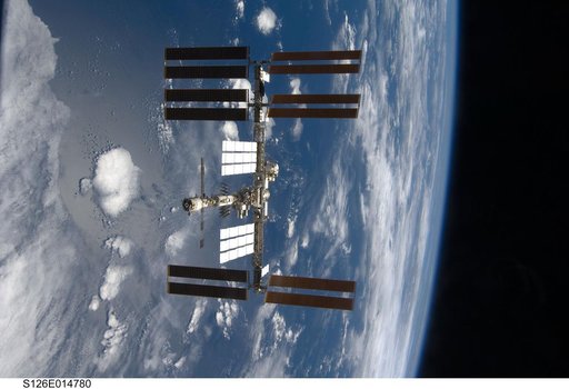 View of ISS after STS-126 Undocking
