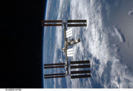 View of ISS after STS-126 Undocking