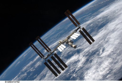 View of ISS after STS-126 Undocking