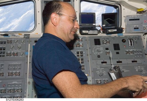 Polansky during STBD Wing Survey on the Space Shuttle Endeavour during the STS-127 Mission