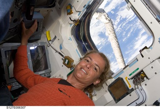 Payette during Port Wing Survey on the Space Shuttle Endeavour during the STS-127 Mission