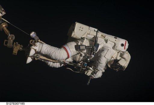 Wolf during EVA-2 on STS-127 / Expedition 20 Joint Operations