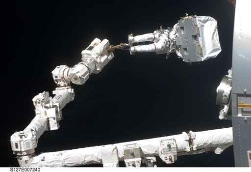 Wolf during EVA-2 on STS-127 / Expedition 20 Joint Operations