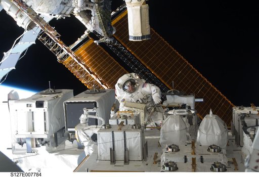Cassidy during EVA-3