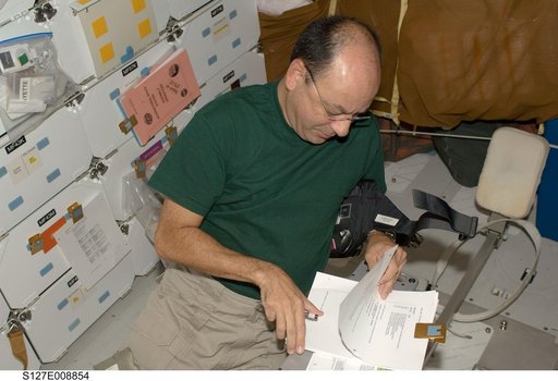Polansky looks at crews procedures in the FWD MDDK during Joint Operations
