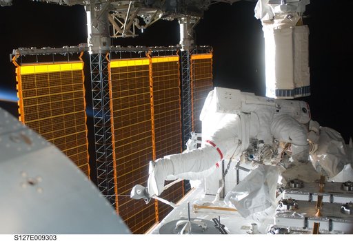 Marshburn during EVA-5