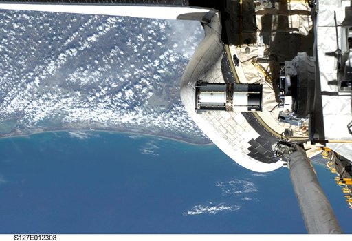 Deployment of DRAGONSAT from Space Shuttle Endeavours Payload Bay