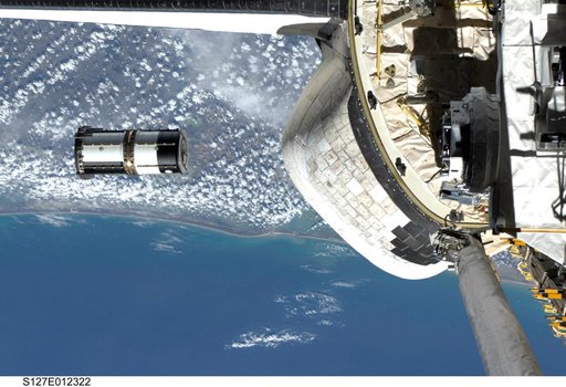 Deployment of DRAGONSAT from Space Shuttle Endeavours Payload Bay