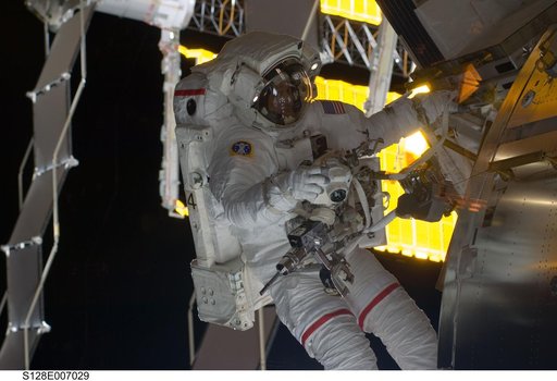STS-128 EVA 1 European Technology Exposure Facility (EuTEF) Relocation OPS