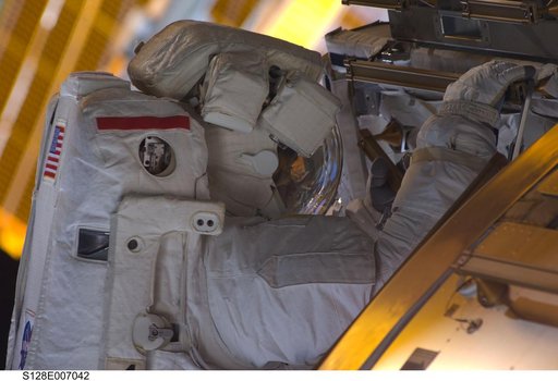 STS-128 EVA 1 European Technology Exposure Facility (EuTEF) Relocation OPS