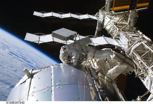 STS-128 EVA 1 MISSE 6 Relocation OPS