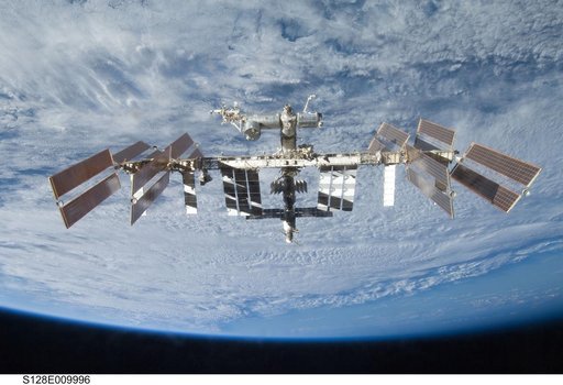 ISS Overall View after STS-128 Undocking