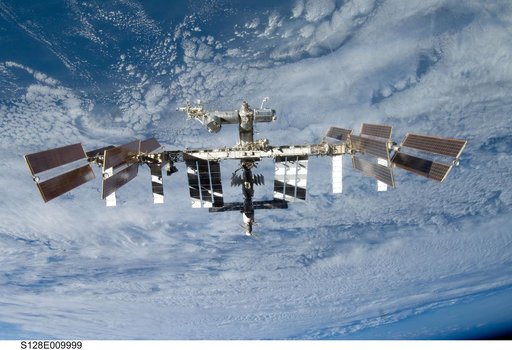 ISS Overall View after STS-128 Undocking