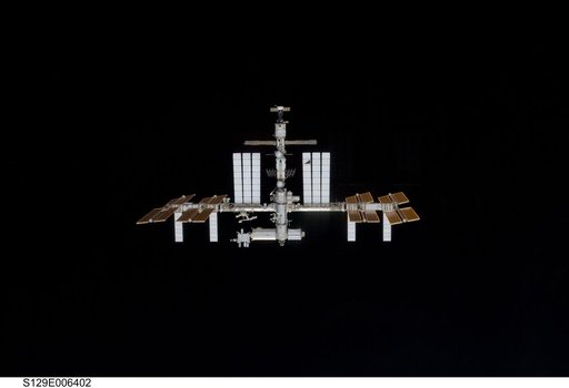 View of ISS taken during the STS-129 Approach