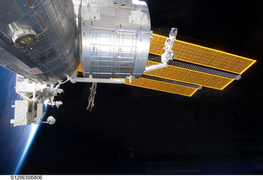 Exterior view of ISS taken during STS-129/ Expedition 21 Joint Operations