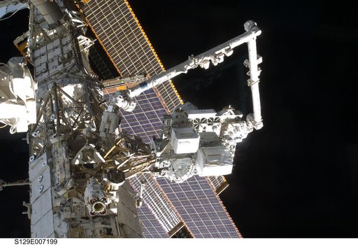 View of ELC2 installation on the S3 Truss