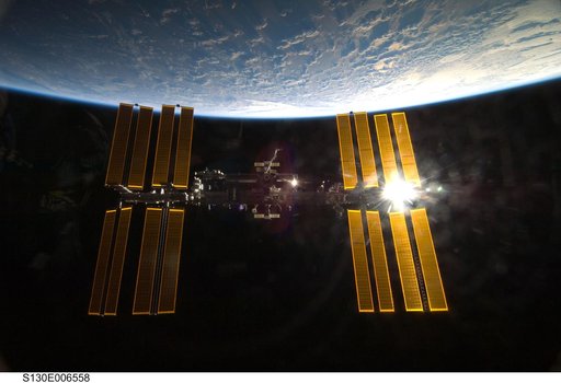 ISS during STS-130 Approach