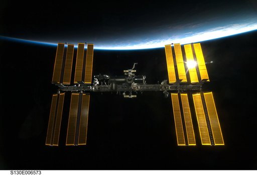 ISS during STS-130 Approach