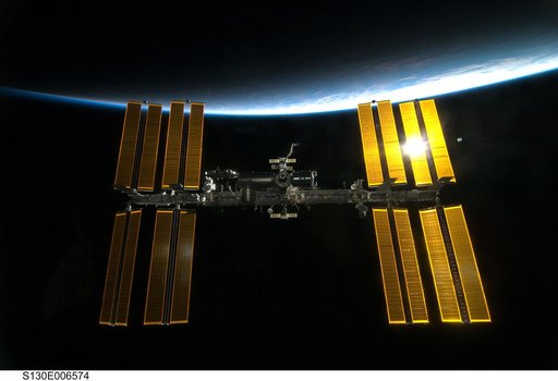 ISS during STS-130 Approach