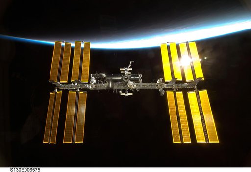 ISS during STS-130 Approach