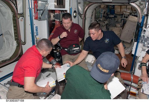 Crewmembers in Node 2