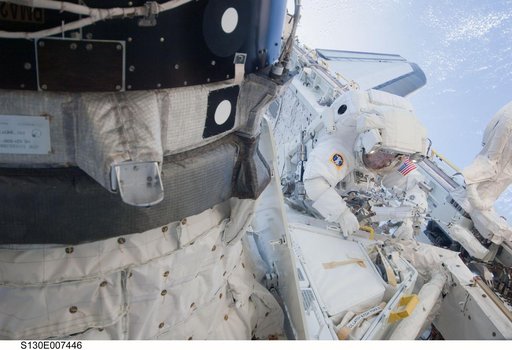 Patrick during EVA 1