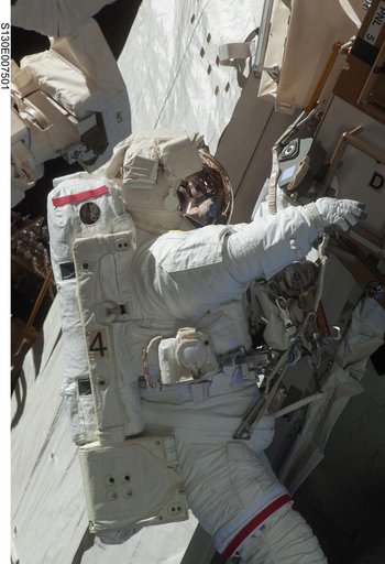 Behnken during EVA 1