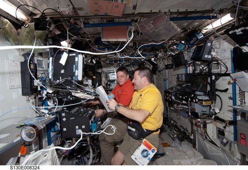 Behnken and Patrick in US Lab