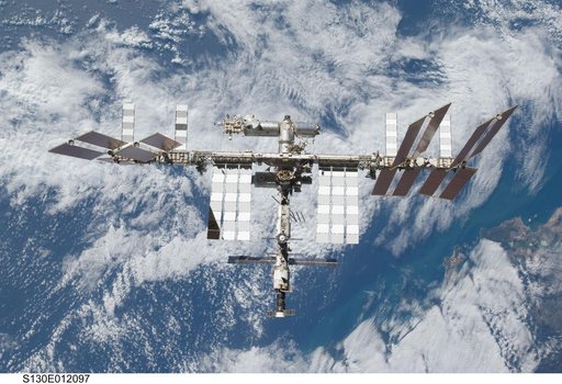 Overall View of ISS After STS-130 Undocking