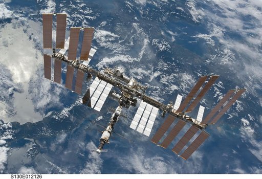 Overall View of ISS After STS-130 Undocking