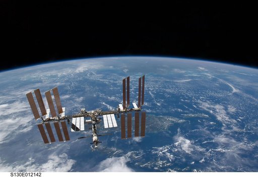 Overall View of ISS After STS-130 Undocking