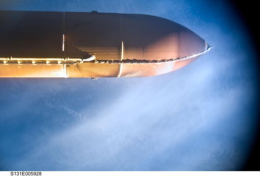 External Tank after Separation from Discovery