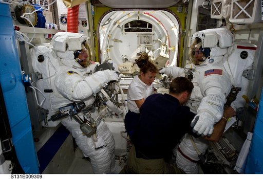 STS-131 EVA 3 Prep