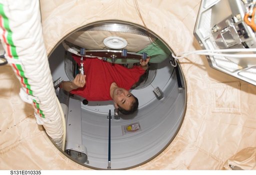 Noguchi during STORMM Reflector Relocation