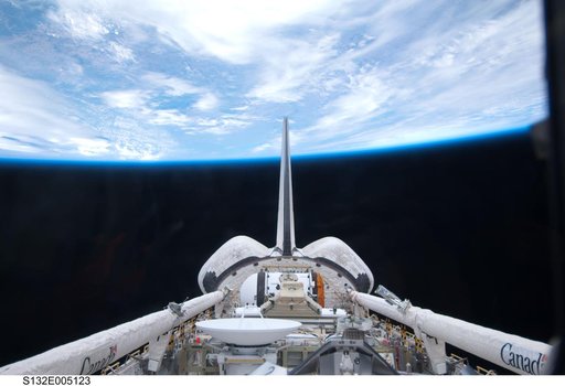Payload Bay on Space Shuttle Atlantis during STS-132