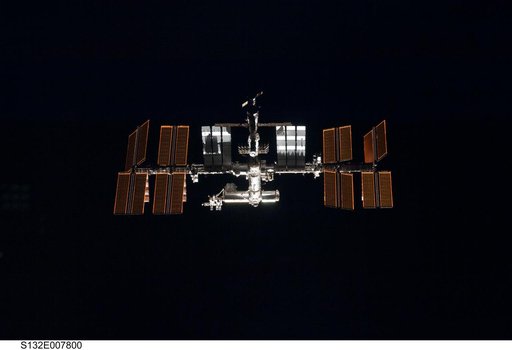 ISS during STS-132 Approach