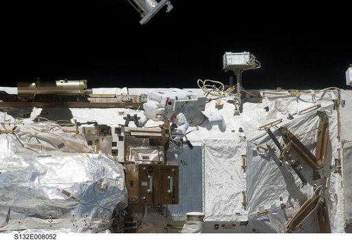Bowen during EVA 1