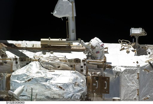 Bowen during EVA 1