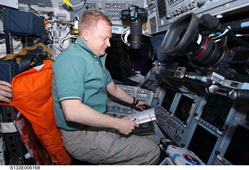 Boe on forward flight deck