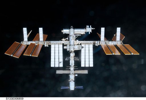 ISS during approach