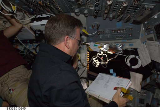 Lindsey, on aft flight deck