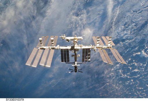 Fly around view of ISS